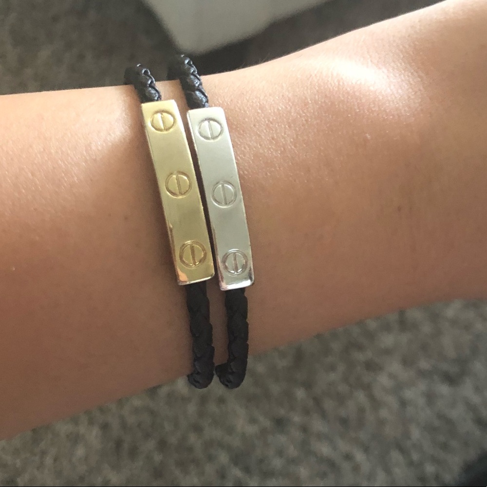 Set of love bracelets screw bracelet